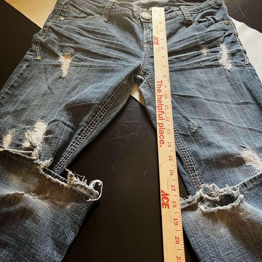 Distressed Hydraulic jeans Sz 9/10. - Picture 5 of 8